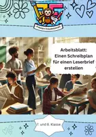Vorschau - Arbeitsblätter - Arbeitsblatt: Schreibplan für einen Leserbrief erstellen 🖋️📜 - Deckblatt
