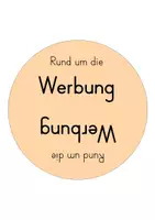 Vorschau - Arbeitsblätter - Werbung: Legekreis & Arbeitsblätter (3./4. Klasse) - Seite 1