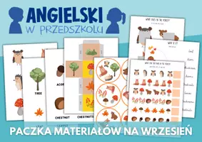 zapowiedź - ANGIELSKI W PRZEDSZKOLU: Autumn – paczka materiałów na wrzesień + plan pracy - obwoluta