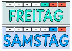 Vorschau - Poster - Wochentage Tafelaushang in Regenbogenoptik - Seite 3
