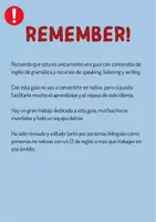 Vista previa - Tarjetas / Manipulativos - Guía Inglés (Lala) - página 2