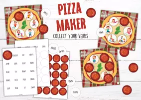 zapowiedź - PIZZA MAKER MEMORY GAME – gra do druku - obwoluta