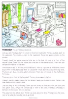 Vorschau - Arbeitsblätter - THIS IS FREDDY'S CLASSROOM - Listening Comprehension (2-fach differenziert) - Seite 2
