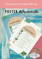 Vorschau - Poster - Poster Klassenmotto Pflanzen - Deckblatt
