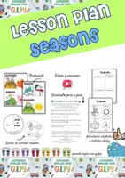 Vista previa - Unidades / Secuencias / Situaciones de Aprendizaje - Seasons lesson plan - Portada