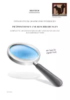 Vorschau - Stundenentwürfe - Grammatikunterricht Präpositionen und Beschreibungen mit Verlaufsplan - Deckblatt