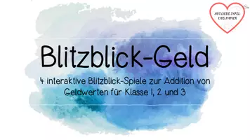 Vorschau - Spiele - Blitzblick - Geld - Das interaktive Additionsspiel für Klasse 1- 3 - Seite 2