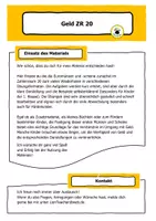 Vorschau - Arbeitsblätter - Geld Zahlenraum 20: Euromünzen und -scheine - Seite 1
