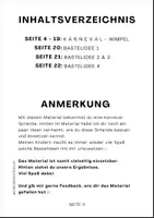 Vorschau - Mal- und Bastelvorlagen - Karneval Girlande - Wimpelkette - Seite 2
