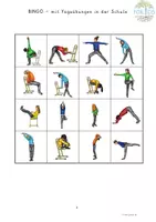 Vorschau - Spiele - YOGA Bingo im Klassenraum Bewegungsspiel - Seite 3