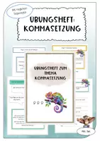 Vorschau - Stundenentwürfe - Übungsheft zur Kommasetzung (inkl. möglicher Sequenzplanung) - Deckblatt