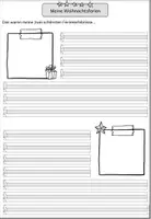Vorschau - Arbeitsblätter - Meine Weihnachtsferien - Kurze Schreibanlässe - Seite 1