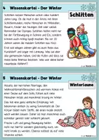 Vorschau - Text - Der Winter - Wissenskartei + Arbeitsheft - Seite 3