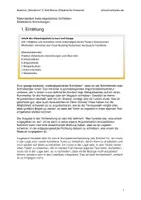 Vorschau - Stundenentwürfe - Unterrichtsreihe "materialgestütztes Schreiben" (Oberstufe) - Seite 1