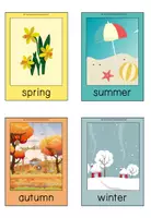 Vorschau - Stationenlernen - MATERIALPAKET seasons and months of the year - Seite 2