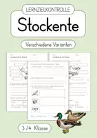 Vorschau - Test - Lernzielkontrolle / Test: Die Stockente (3./4. Klasse) - Deckblatt