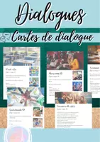 Vorschau - Stundenentwürfe - 30 cartes de dialogue/ 30 Dialogkarten + Musterdialoge - Deckblatt