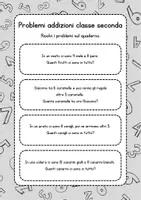 anteprima - Esercizi - Problemi con le addizioni classe seconda - Pagina 1