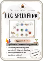 Vorschau - Spiele - LEG (Lernentwicklungsgespräch) Spielplan Gesprächsplan leg - Deckblatt