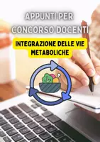 anteprima - Materiale di supporto/inclusione - INTEGRAZIONE delle VIE METABOLICHE - Pagina di copertina
