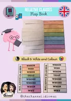 Vista previa - Unidades / Secuencias / Situaciones de Aprendizaje - RELATIVE CLAUSES – Flap book (Theory) - Portada