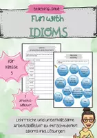 Vorschau - Arbeitsblätter - Fun with Idioms - Mix - Worksheets - Klasse 5 - Deckblatt