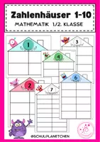 Vorschau - Arbeitsblätter - Materialpaket - Zahlenhäuser (1 bis 10 / 1 bis 100) Grundschule - Seite 1