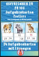 Vorschau - Stationenlernen - Kopfrechnen im ZR 100 - Aufgabenkarten-Paket - Deckblatt