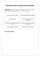 Vorschau - Arbeitsblätter - ¿Qué sabes de "La memoria de los seres perdidos"? - Deckblatt