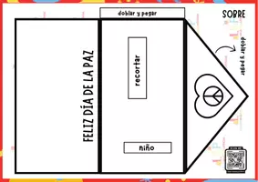 Vista previa - Unidades / Secuencias / Situaciones de Aprendizaje - Tarjeta Pop - Up de la Paz con movimiento - página 3