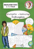Vorschau - Arbeitsblätter - Gesunde Ernährung: Arbeitsblätter und Bastelvorlage zum Ernährungskreis (2.-4. Klasse) - Deckblatt