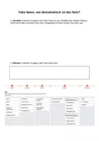 Vorschau - Arbeitsblätter - Block4: Medientheorie/Deutsch/Q1: Was sind Fake News? von Falschnachrichten unterscheiden. Diskurs. Demokratie - Seite 2
