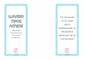 Vista previa - Tarjetas / Manipulativos - PACK LLAVEROS SOBRE TIPOS DE ACNEAE - página 3