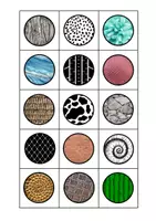 Vista previa - Juegos / Gamificación - Juego de cartas "PAREJAS TEXTURAS" - página 1