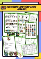 anteprima - Esercizi - Pack describing and comparing animals - Pagina 1