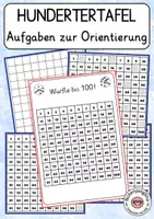Vorschau - Arbeitsblätter - Hundertertafel beschriften / Aufgaben - Deckblatt
