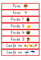 Vorschau - Aufgabenkarten - Leseröllchen Herbstaktivitäten (differenziertes Material) - Seite 3