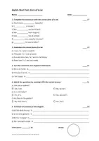 Vorschau - Arbeitsblätter - Materialpaket: Tests für den Englischunterricht - Deckblatt