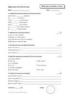 Vorschau - Arbeitsblätter - Materialpaket: Tests für den Englischunterricht - Seite 1