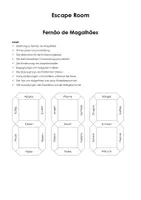 Vorschau - Arbeitsblätter - Escape Room "Fernão de Magalhães" - Deckblatt
