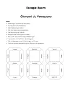 Vorschau - Arbeitsblätter - Escape Room "Giovanni da Verrazzano" - Deckblatt