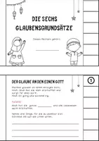 Vorschau - Arbeitsblätter - Die 6 GLAUBENSGRUNDSÄTZE im Islam ☝️ - FLIPBOOK - Seite 2
