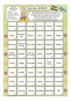 Vorschau - Mal- und Bastelvorlagen - Ostern Sprechanlässe Bingo Spiel Deutsch als Zweitsprache - Seite 2