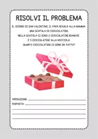 anteprima - Esercizi - Problemi di San Valentino per la classe prima - Pagina 1