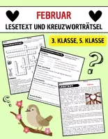 Vorschau - Spiele - Februar: Leseverständnis und Kreuzworträtsel mit Lösungen - Deckblatt