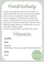 Vorschau - Stationenlernen - Laufzettel für Stationen (blau und beige) - Seite 1