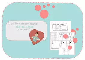 Vorschau - Arbeitsblätter - Zahl des Tages · ZR 100 · Gebärdensprache - Deckblatt