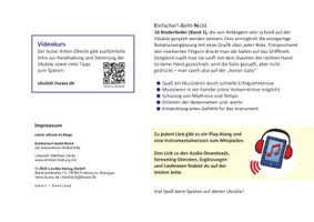 Vorschau - Arbeitsblätter - 16 Kinderlieder BAND 1 für die Ukulele - Seite 1