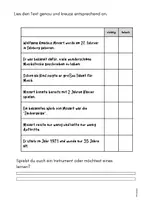 Vorschau - Arbeitsblätter - Leseblatt Mozart - Leseverständnis - Seite 3
