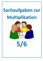 Vorschau - Arbeitsblätter - Multiplikation - Sachaufgaben lösen - Deckblatt